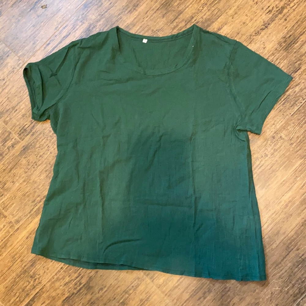 Ladies cotton poly blend shirt